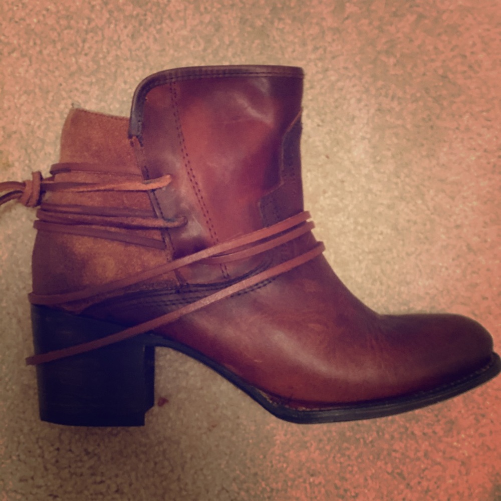 Freebird by Steven Casey brown booties